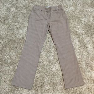 Pinstripe tan dress pant from NY&CO
